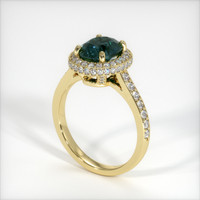 1.70 Ct. Sapphire Ring, 18K Yellow Gold 2